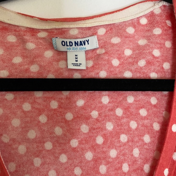 Pink polka dot cardigan - Picture 3 of 3